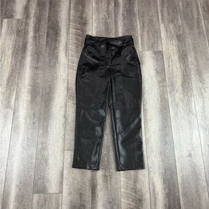 Wilfred Black Faux Leather Pants
